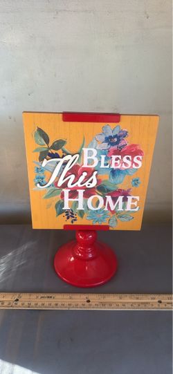 Pioneer woman bless this home sentimental stand