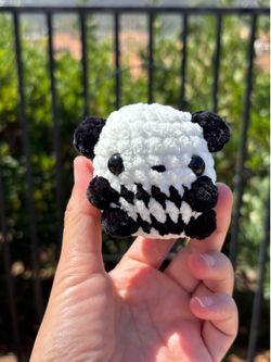 Crochet Mini Panda 🐼 plushie 🐼 handmade