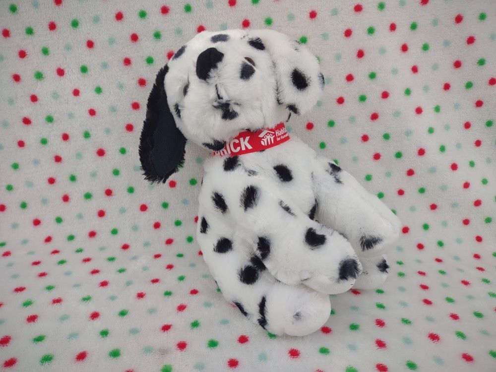 Habitat for Humanity Dog Limited Edition "Brick" Like New 10" Dalmatian Plush