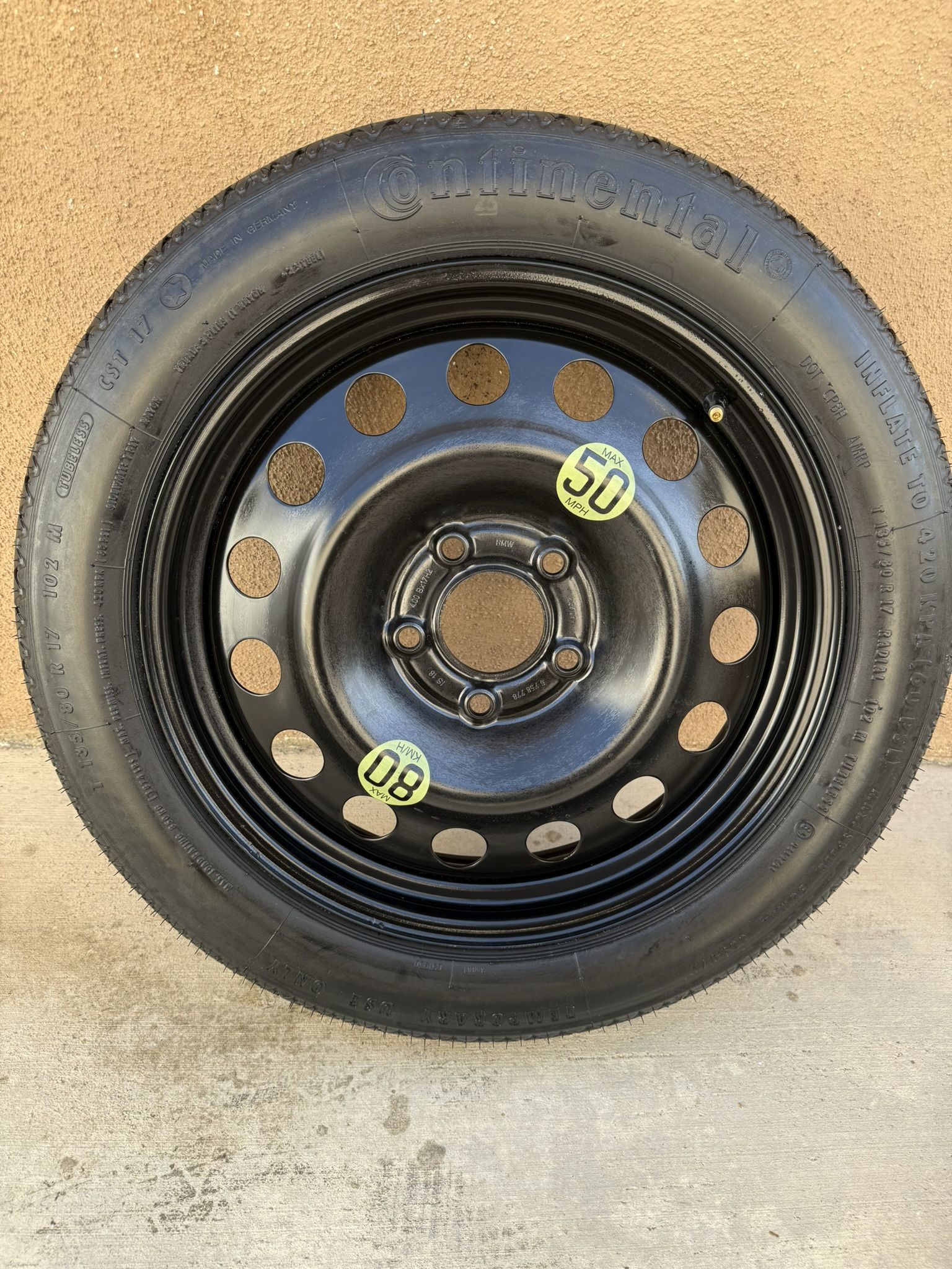 BMW E60 T135x80Rx17 SPARE TIRE