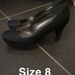 Black Heels Size 8