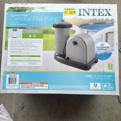 Intex Krystal Clear Cartridge Filter Pump