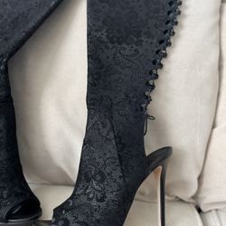 Lace Back Boots