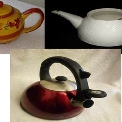3 Coffee or TeaPots
