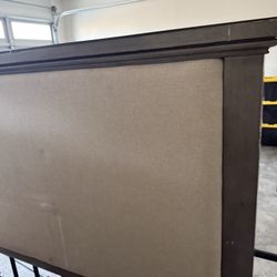 Queen Headboard And Metal Boxspring