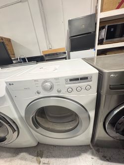 LG Front Load Dryer White Sensor Dry