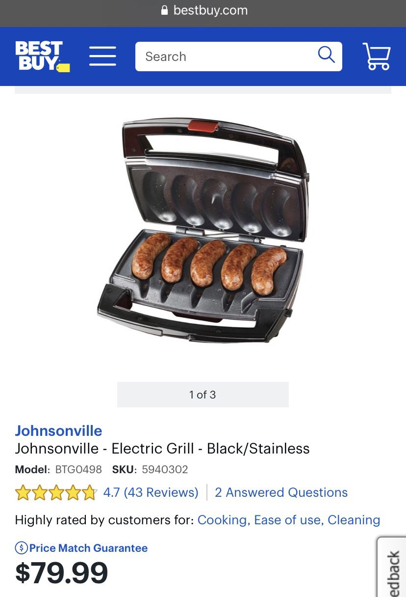 Sausage Grill ( Brand New ) Johnsonville for Sale in Chicago, IL - OfferUp