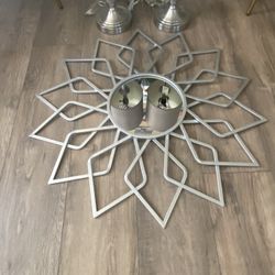 Mirror silver finish