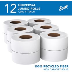 Scott Jumbo Roll Toilet Paper 12 Rolls