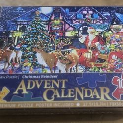24 Day Christmas Calendar 1000 Piece Jigsaw Puzzle