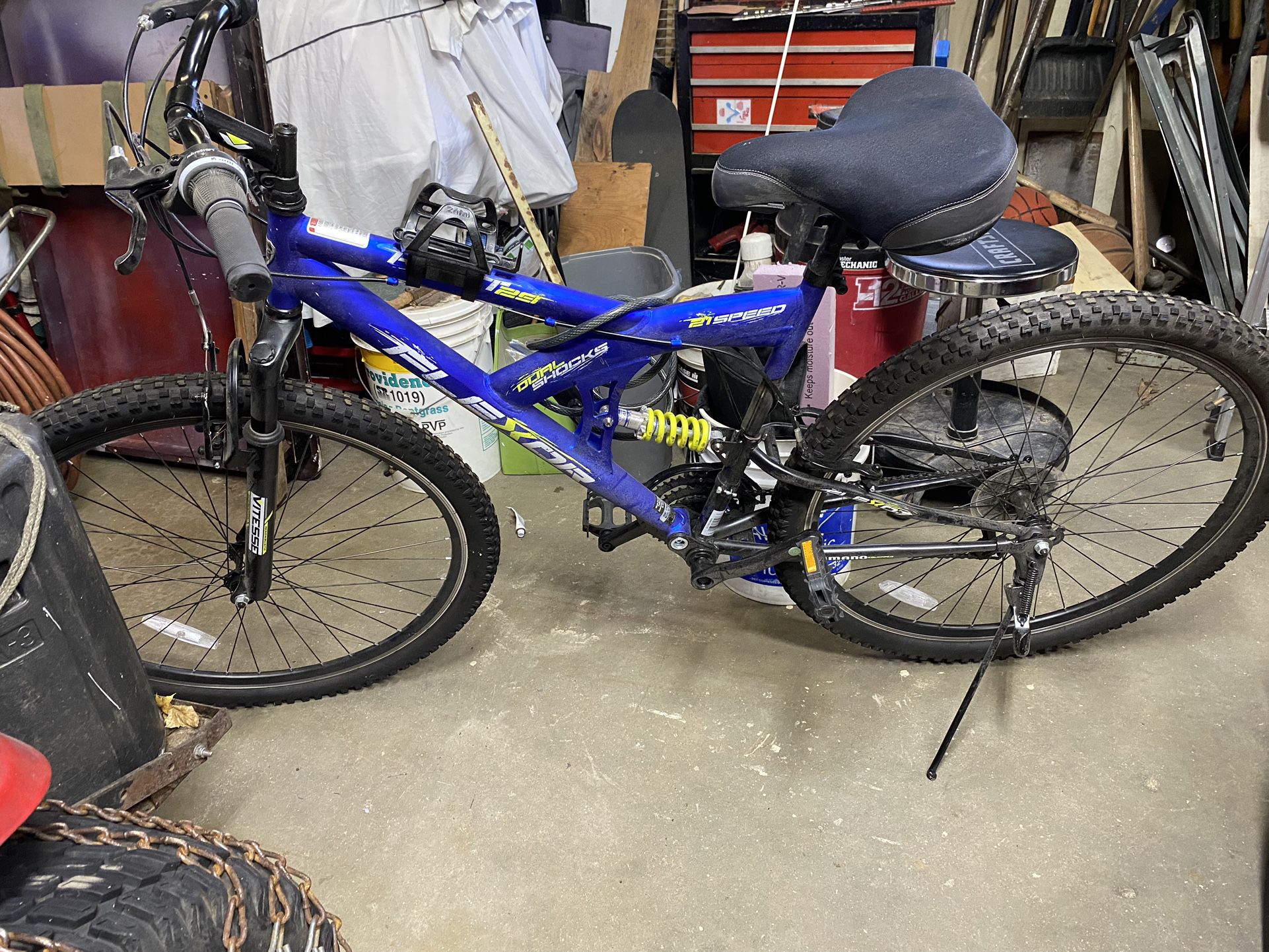 Blue Adult Size mountain bike