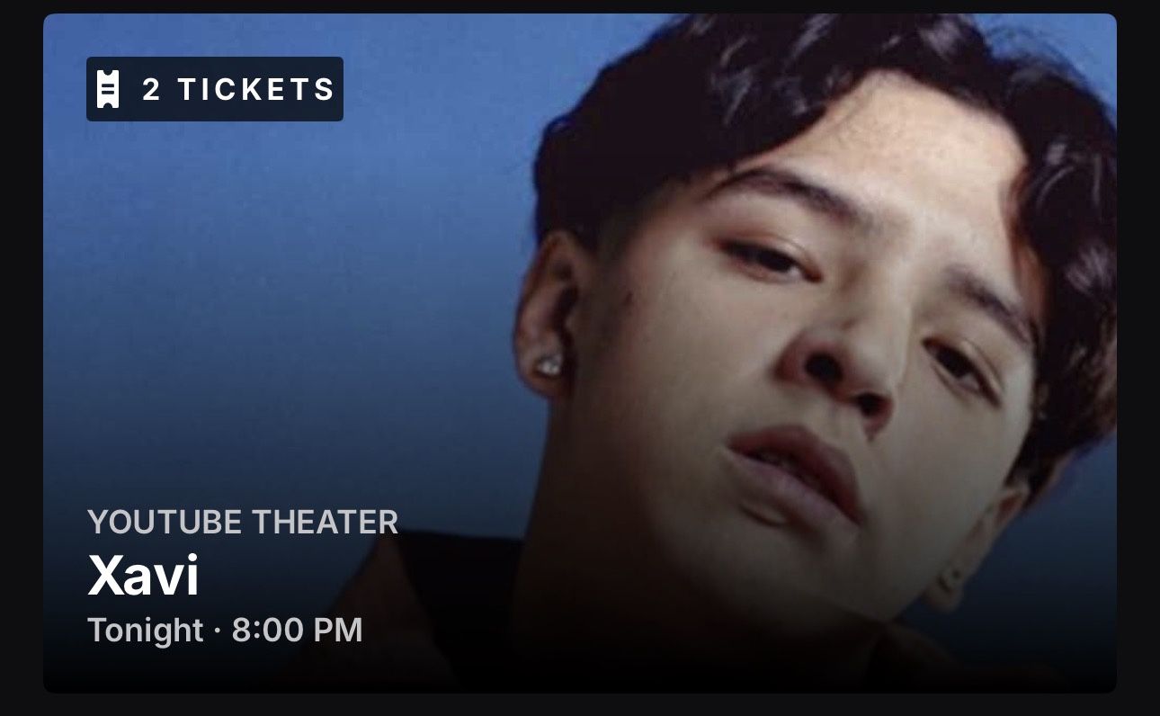 xavi concert tickets