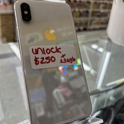iPhone X Unlocked 256gb