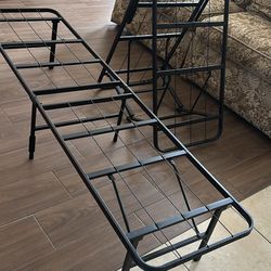 Metal Mattresses Bases (2) 75”x19.5”x14” Each