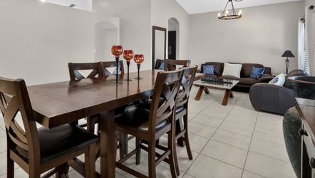 Dinning table with 6 chairs
