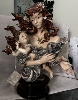 Vintage Santini Mother And Daughter Sculpture Price Negotiable