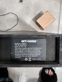 Ar2010 art+sound tv sound bar