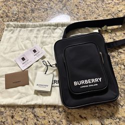 Burberry Black Nylon crossbody Bag For Men PICK UP ONLY 