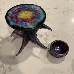 Decorative Handmade Mini Table + Cup