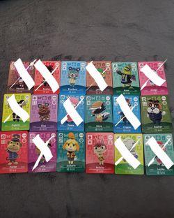 Animal Crossing Amiibo Cards 