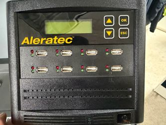 Aleratec 1:7 USB Flash Drive 2.5" HDD SSD Duplicator Copy Cruiser Black