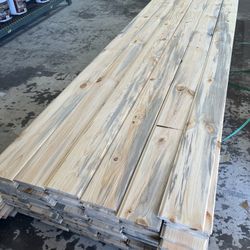 1x8x12 Ponderosa Blue Pine Siding Tongue And Groove 