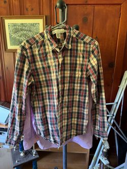 H&M Plaid Long Sleeve Button-Up Shirt