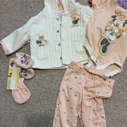 3/6 Month Minnie Mouse Outfit Lot