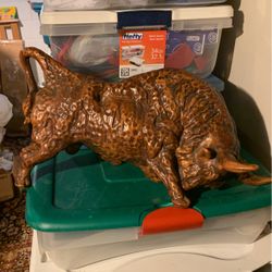 Decorative Bull Statue.