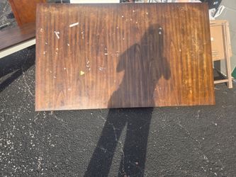 Big table with bench and chairs