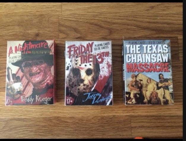 Horror Playing Cards (Jason, Freddy, TCM)