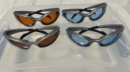 Sport Sunglasses Lot of 4 Silver Frame $10 Each