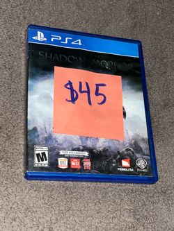 PlayStation PS5 PS4 Video Game Middle Earth Shadow of Mordor