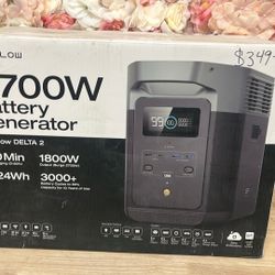Ecoflow 2700w Battery Generator