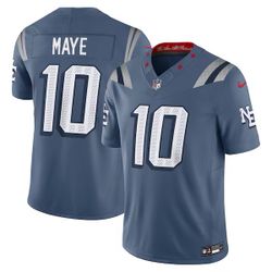 NEW ENGLAND PATRIOTS DRAKE MAYE STORM BLUE RIVALRIES STITCHED JERSEY SMALL UP TO 6XL