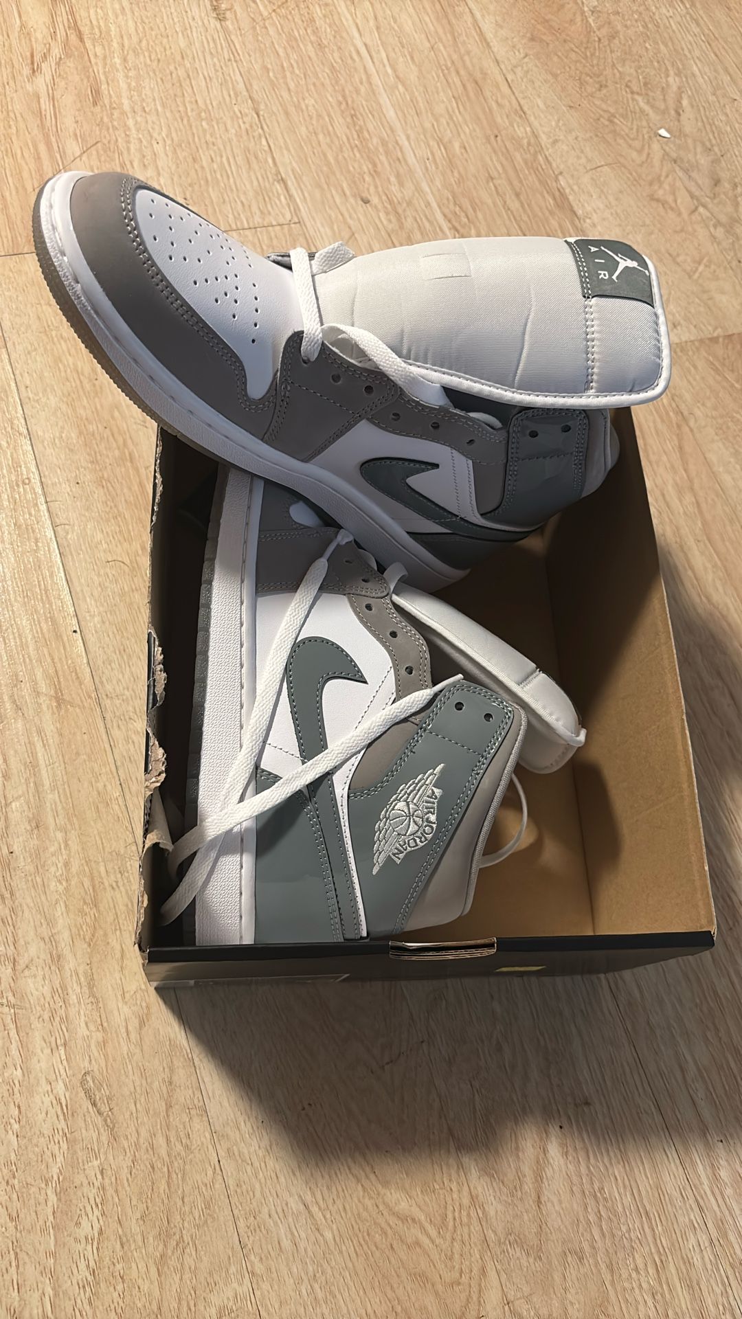 Brand New Air 1 Jordans Retro Gray Casual