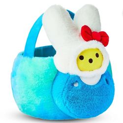 PEEPS X KUROMI PLUSH EASTER BASKET BUNNY 11'' HELLO KITTY FRIENDS SANRIO NWT