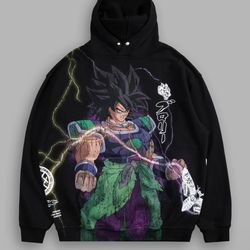 DARC SPORT X BROLY "SIDE-BY-SIDE" PIERCE [Medium] HOODIE IN BLACK