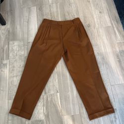 Brown Golf Le Fleur triple Pleated Trousers for Sale in Miami, FL
