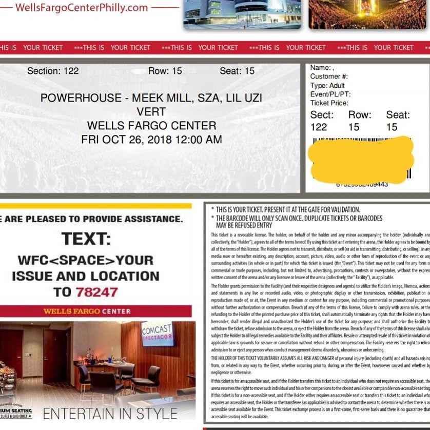 Powerhouse tickets for sale