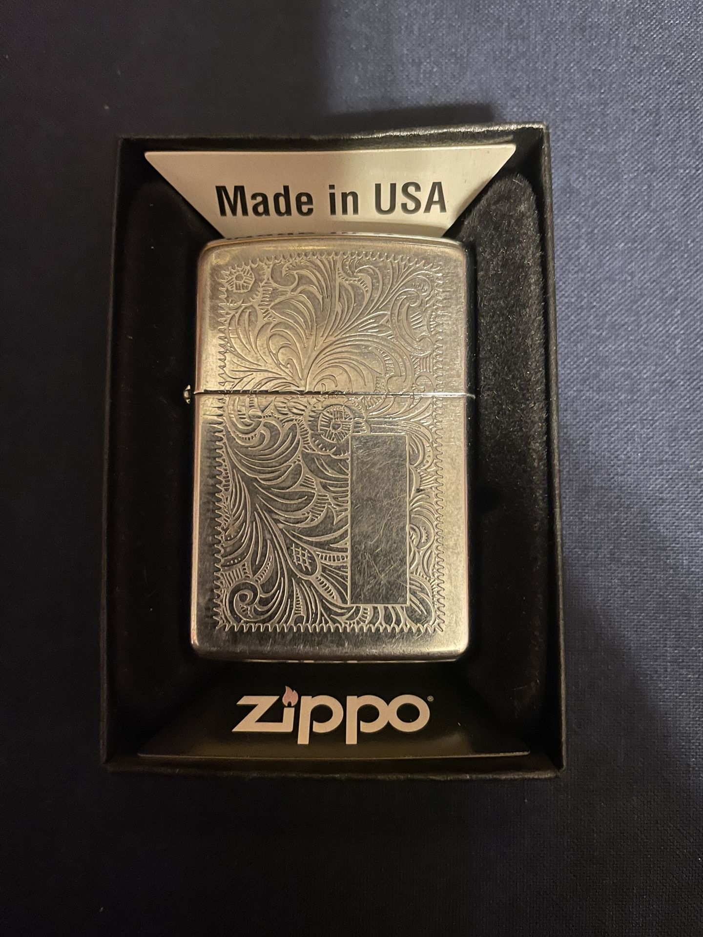 Vintage Zippo 1990 Lighter Not Engraved