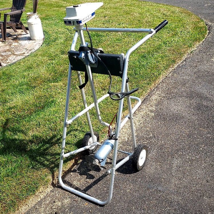 Evinrude Electric Motor With Stand Reduced