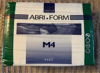 New Abena Abri-Form Comfort Adult Incontinence Diapers Underwear with Tabs M4 Medium - 14 Count