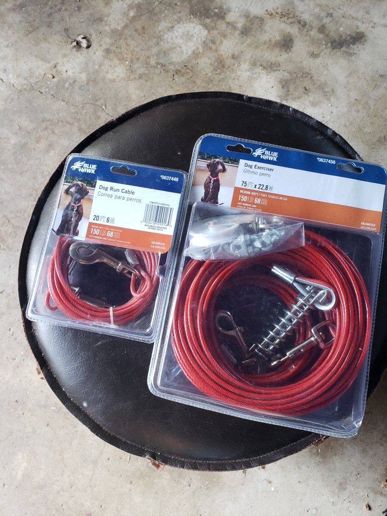 Dog Run Cables With Trolley