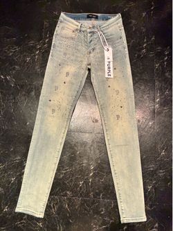 Purple jeans