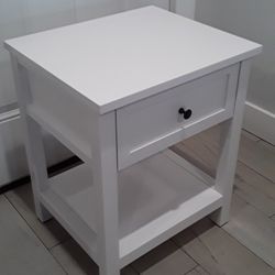 White Nightstand 17 W X 16 D X 22 H Inches 