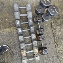 Dumbells Weights 400lbs 
