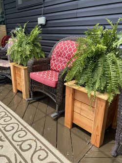 Plant Boxes For Sale $40 Unstained/ $55 Clear Stained Paint