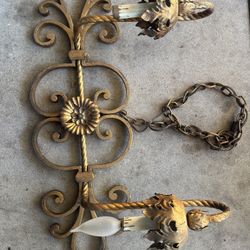 Antique wall sconce