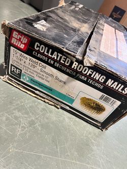 Grip Rite Collated Roofing Nails 7,200 Count (60 coils per box)
